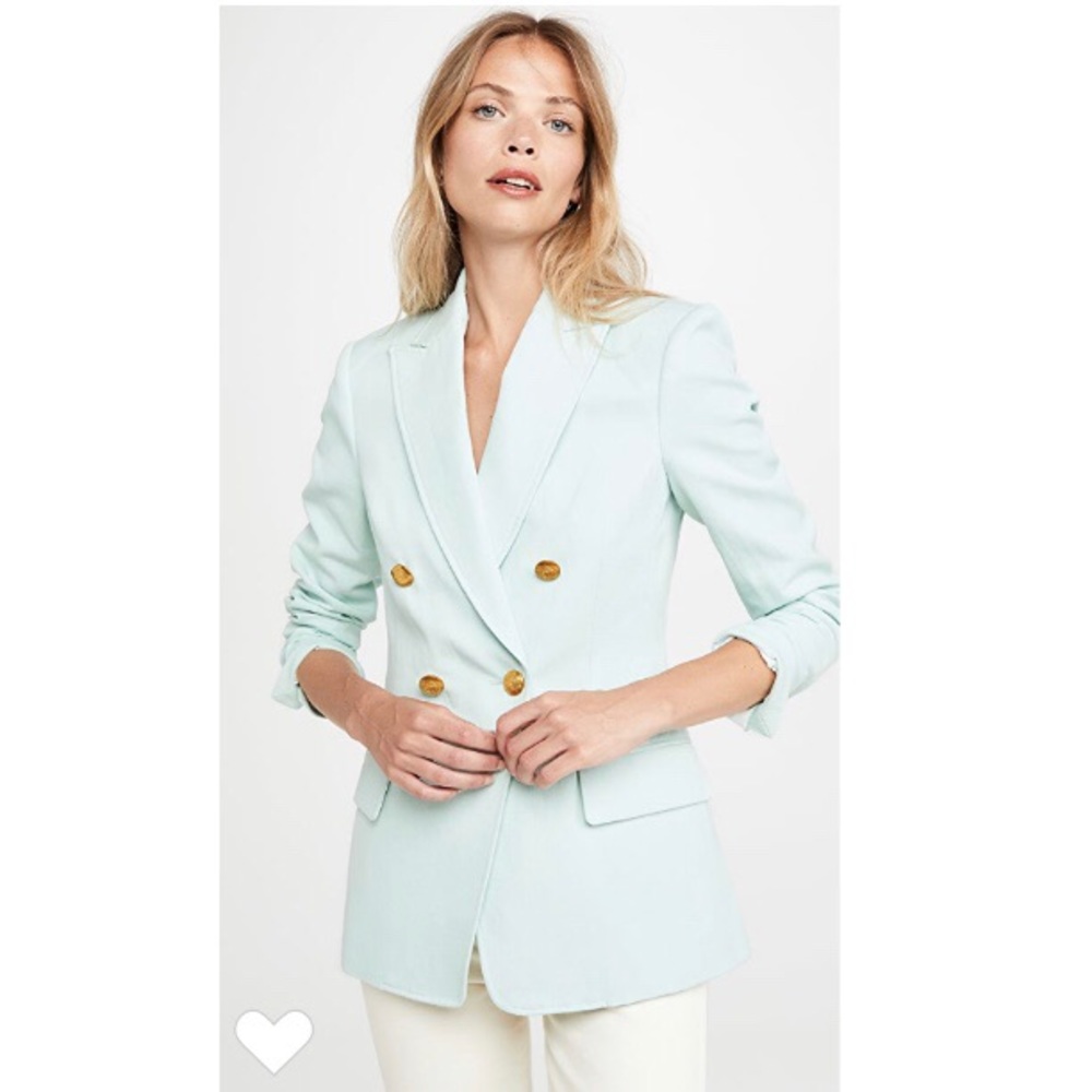 ALC Sedgwick Button Mint Blazer Jacket